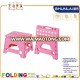 colorful PP kids plastic folding step ladder stool