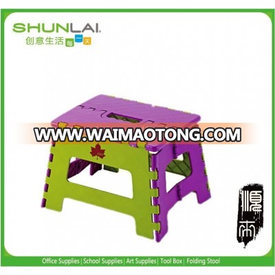 Hot sale plastic folding stools with handle